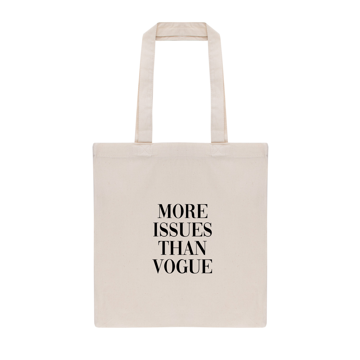 Tote bag | more issues than vogue | my fabulous life.
