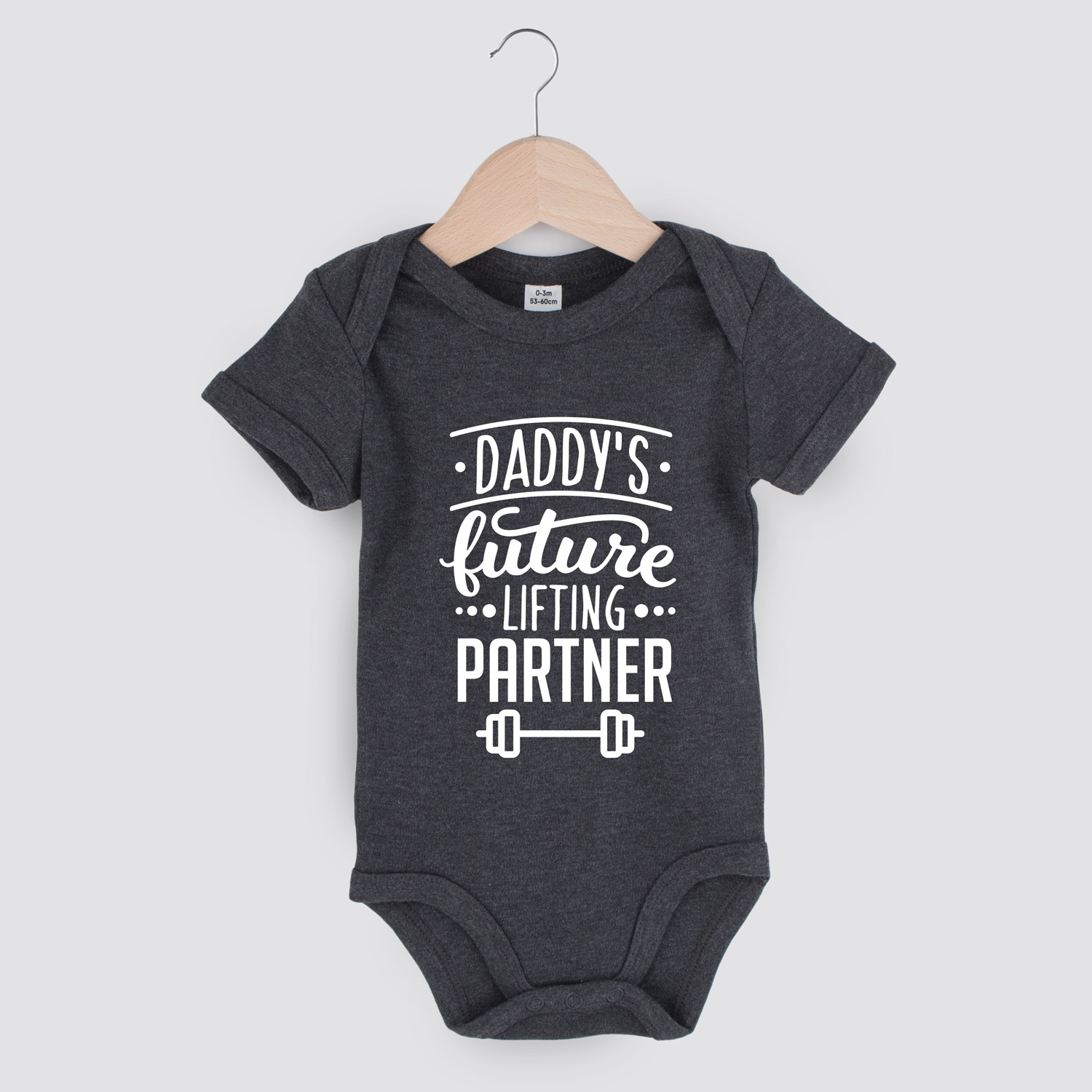 Daddy's future lifting partner | Baby romper | my fabulous life.