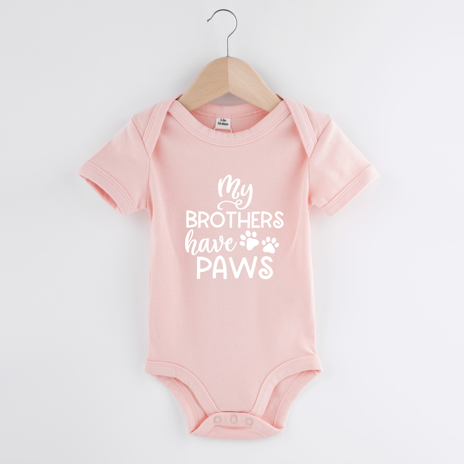 My brothers have paws | Baby romper | my fabulous life.