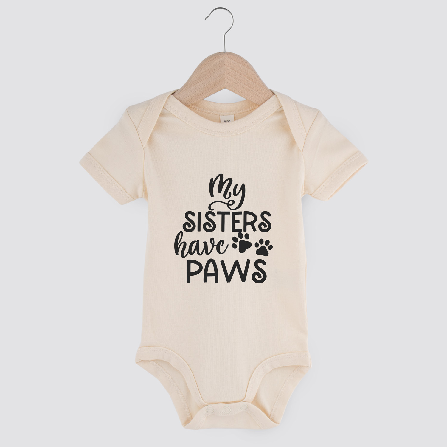 My sisters have paws | Baby romper | my fabulous life.