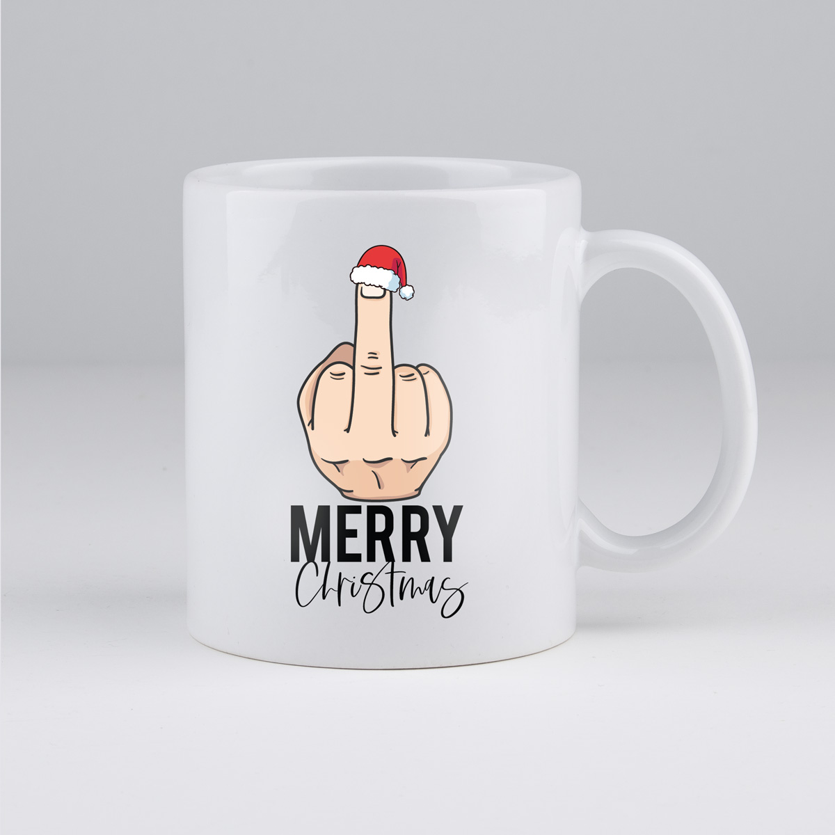 Merry Christmas, kerstmis, sarcasm, fuck you, middelvinger