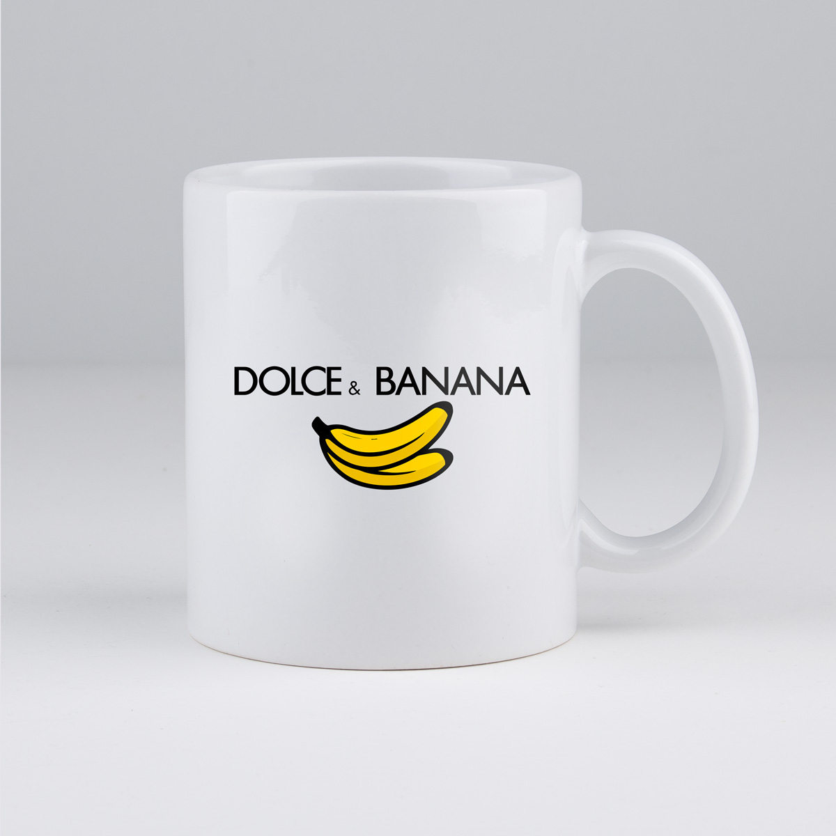 grappige koffiemok, koffietas, dolce & banana, designer