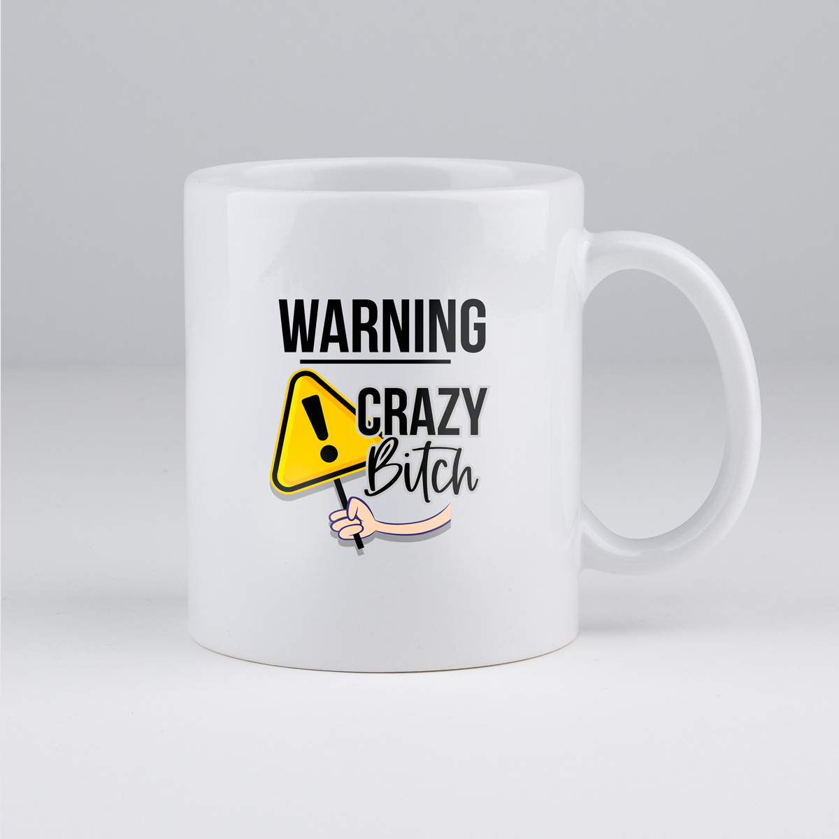 Warning crazy bitch | Koffiemok | my fabulous life.